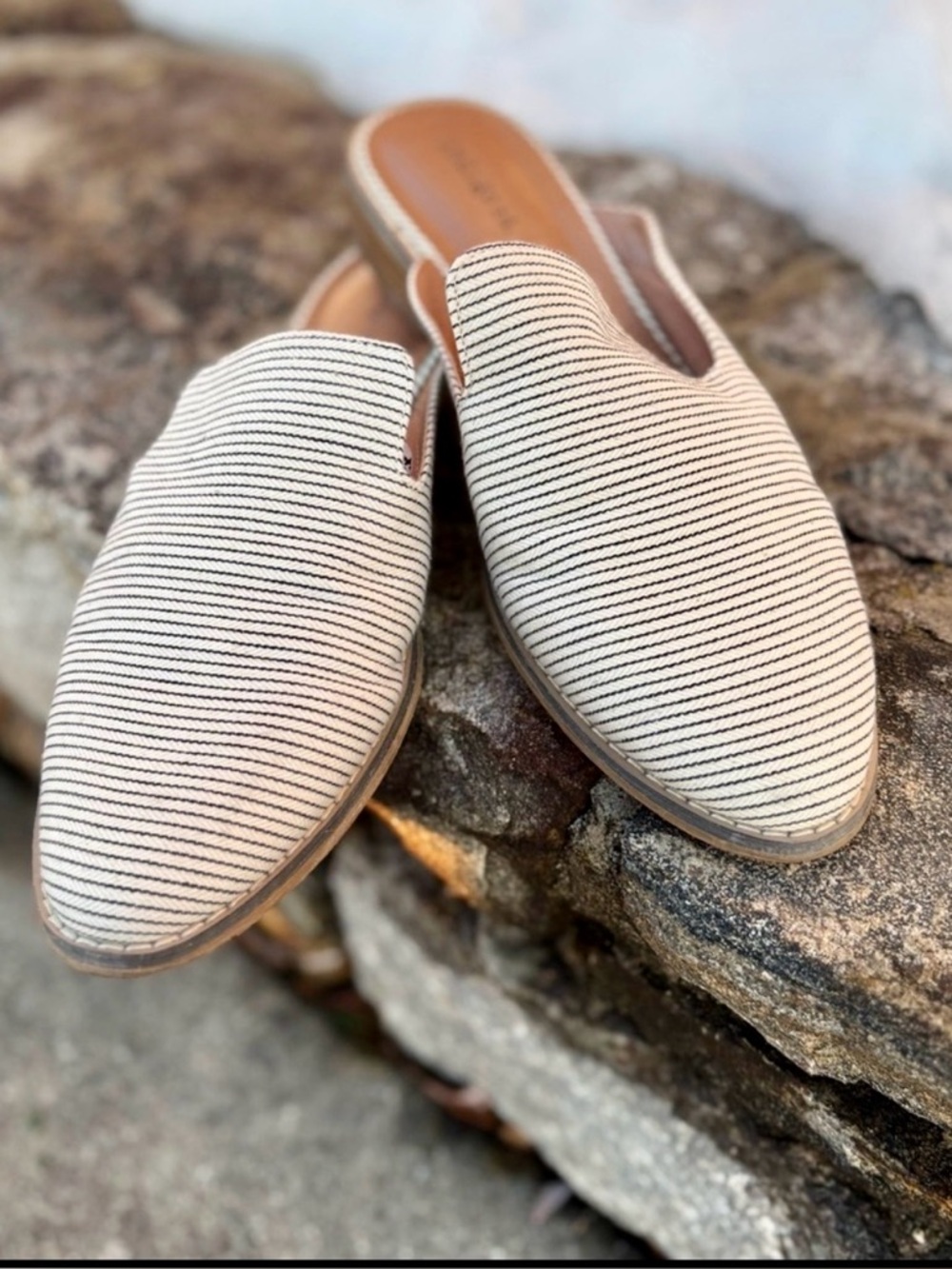 Striped Women's Loafers